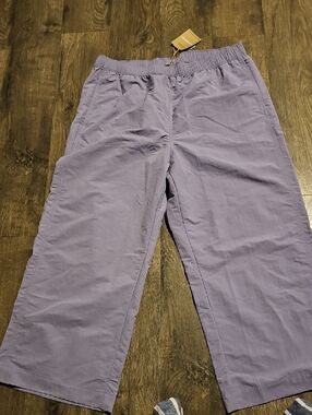 NWT Patagonia Lavender pants Xlarge Elastic Waist Women Athletic Outerwear